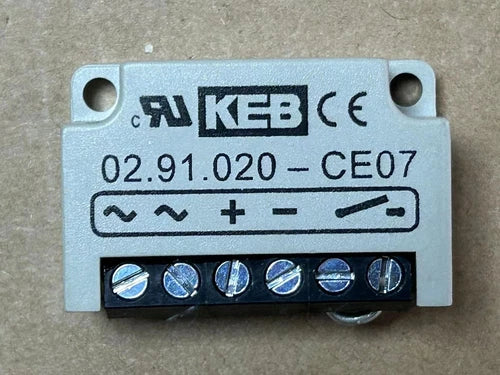 KEB,02.91.020-CE07 full wave motor brake rectifier
