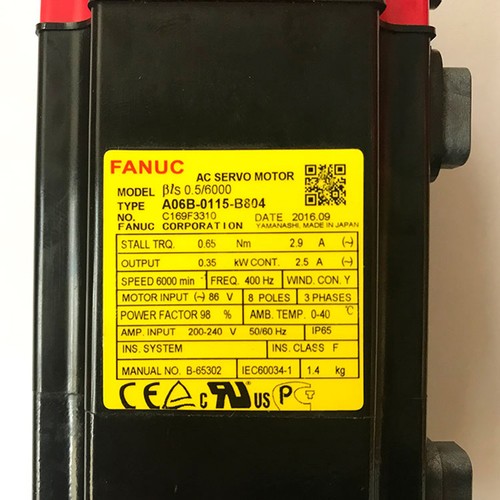 For Fanuc A06B-0115-B804  servo motor Free Shipping