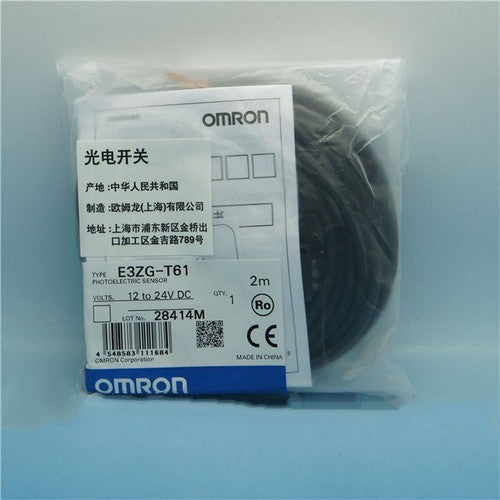 OMRON  Photoelectric Switch E3ZG-T61 12-24VDC 2M FREE SHIPPING