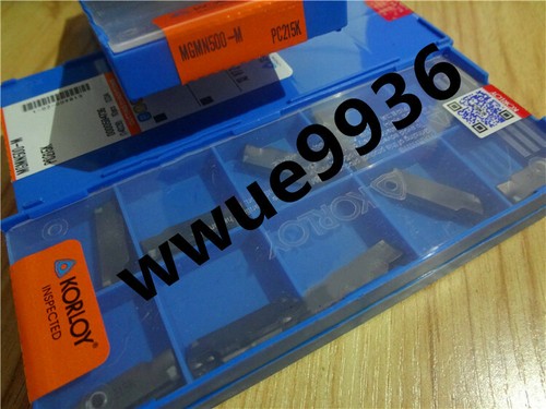 10pcs /box KORLOY MGMN500-M PC215K Carbide Inserts Grooving Blade Cast Iron
