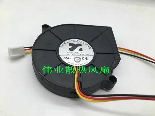 1PC Centrifugal Turbo Fan Blower   FW1275-A1053C DC12V 0.55A 3-Wire