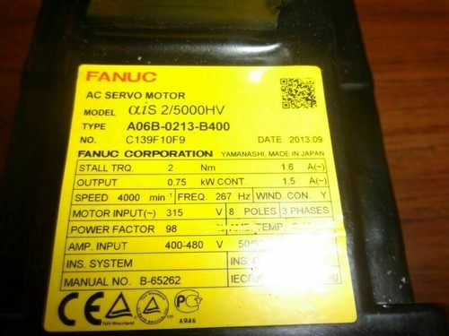 For FANUC A06B-0213-B400  servo motor Free Shipping