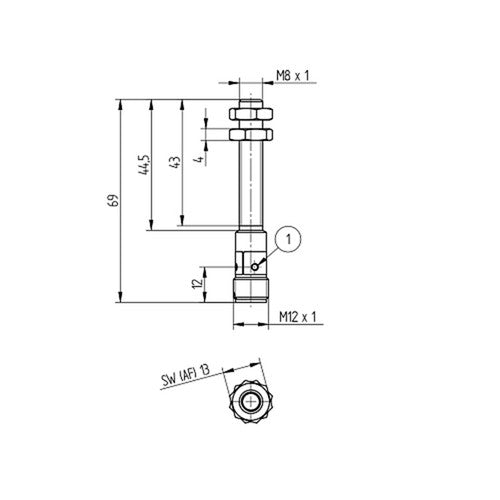 For Wenglor Proximity Switch Sensor I08H001 PNP