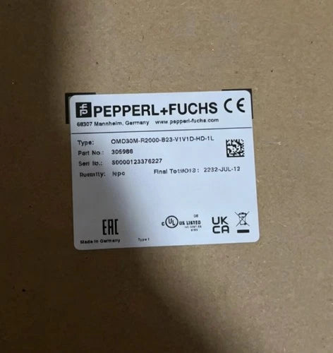OMD30M-R2000-B23-V1V1D-1L  PEPPERL+FUCHS LIDAR 305985