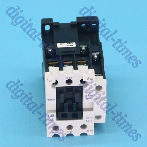 TECO CU-23 CU23 220VAC AC Contactor Quality assurance#LJ