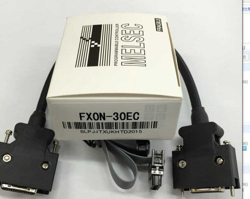Mitsubishi PLC Module Extension Cable FX0N-30EC 0.30M with Adapter FX2N-CNV-BC