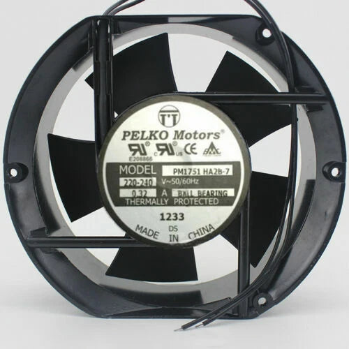 1X  Cooling FAN AC 220-240V 0.32A 172*51MM 2 wire PM1751 HA2B-7