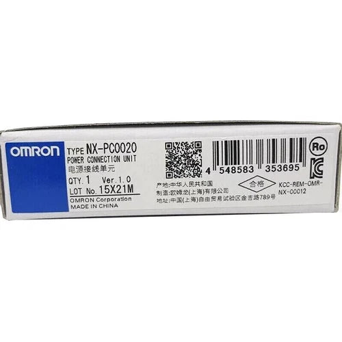NX-PC0020 IPC  Sealed OMRON Power Connection Unit NX-PC0020