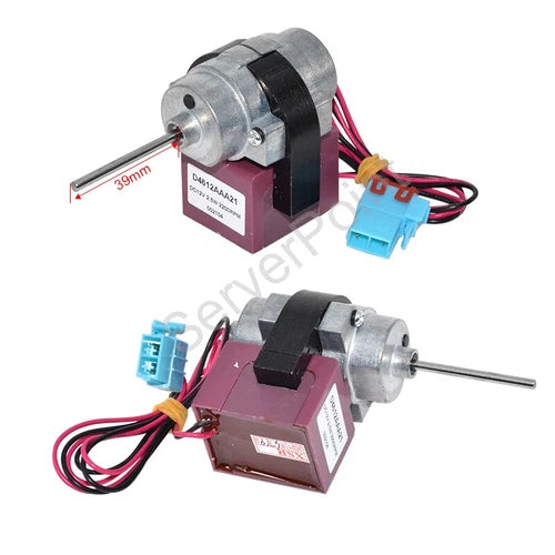 1X D4612AAA13 D4612AAA21 DC12V 2.5W 2200RPM Two Lines Refrigerator Fan Motor