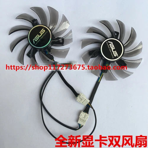 1PC  graphics card dual fan  GTX650TI 660Ti GTX750 GTX760 GTX770 R7260