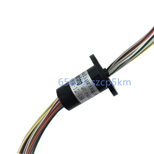 1PC For Monitor Test Equipmen Capsule Slip Ring 18 Circuits/ Wires 12.5mm 2A