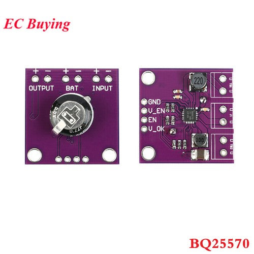 BQ25570 Energy Harvester Module Step Up Boost Buck Step Down Converter Supply