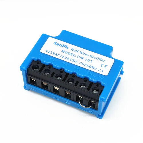 half-wave rectifier module- UM-101 input: 0~415VAC output: 0~190VDC 50/60Hz 2A