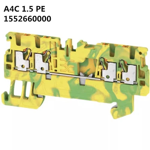 QTY:50  A4C 1.5 PE 1552660000  Terminal Blocks