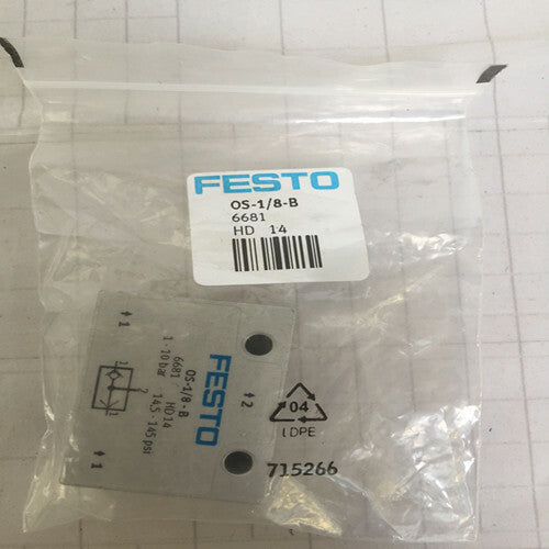 1 pcs FESTO OS-1/8-B (6681)