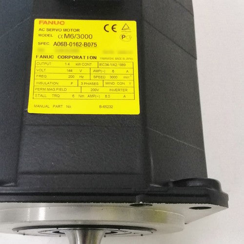 For FANUC A06B-0162-B075  SERVO MOTOR Free Shipping