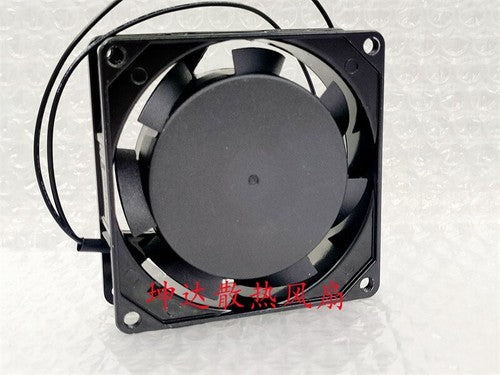 1 PCS XINRUILIAN Fan RAH8025B1 AC 220-240V 8025 8CM 2 Wire Aluminum frame