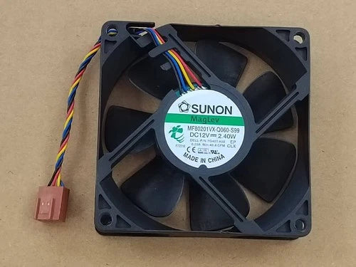 1PC  40.8CFM 0.219A cooling fan  MF80201VX-Q060-S99 8020 12V 2.63W