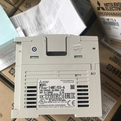 ONE  Mitsubishi IN BOX FX3G-14MT/ES-A 1 year warranty