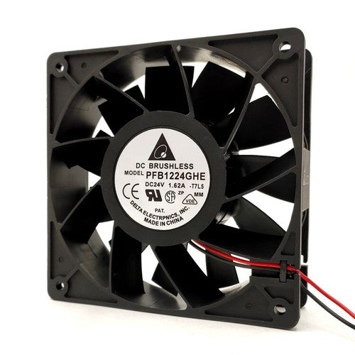 1 PCS Delta Fan PFB1224GHE DC24V 1.62A 12038 12CM 2 wire inverter cooling fan