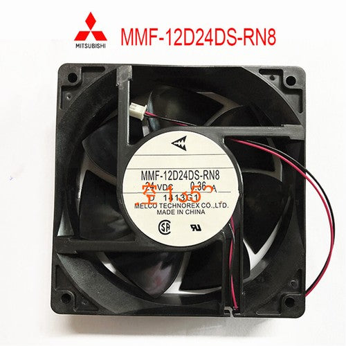 Mitsubishi MMF-12D24DS-RN8 24V 0.36A 12038 Yaskawa Inverter Fan 2-wire