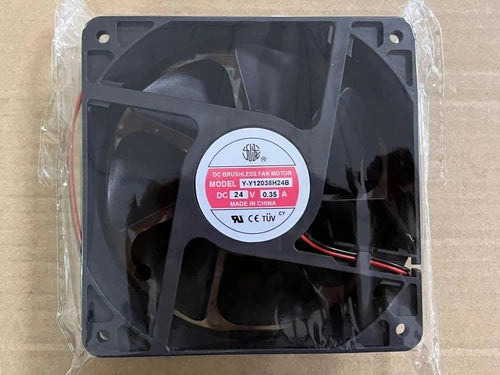 1PC  12CM inverter cabinet cooling fan  Y-Y12038H24B 24V 0.35A 12038