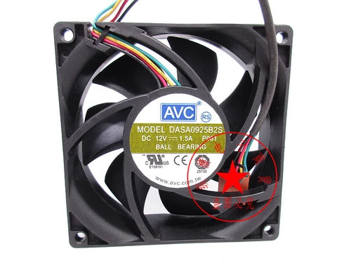 1X  12V 1.5A 9CM 4-wire gale volume cooling fan  DASA0925B2S 9025