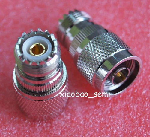 10X  UHF jack female to N male plug RF connector straight Adapter SO239