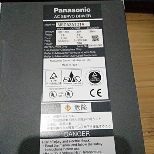 For Panasonic MSDA3A1D1A  AC servo driver Free Shipping