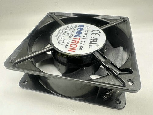 1 PCS COOLTRON Fan FA1238B11T7-66 AC100-125V 12038 12CM aluminum frame fan
