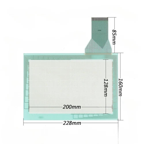 1X For Touch screen Panel glass with Protective film overlay NT600S-ST121B-EV3