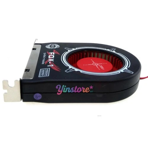 1x 42CFM PCI Slot Fan PC System Heat Air Exhaust Cooling 4-pin Power 12V 2200rpm