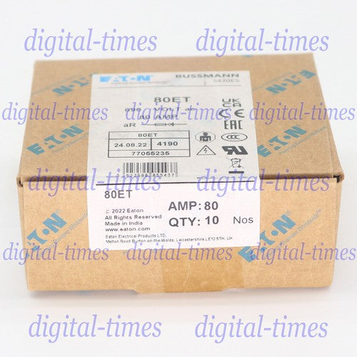 10PC  Fuse Bussmann Eaton BS88:4 80ET 80A 690V Free shipping#LJ