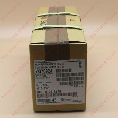 For Fanuc A06B-0374-B175  servo motor Free Shipping