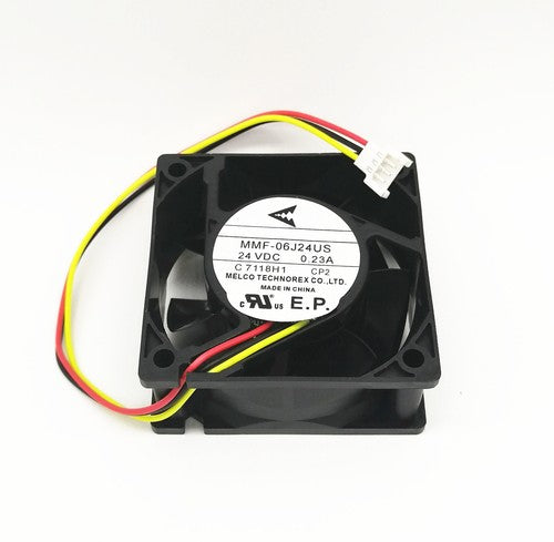 Mitsubishi MMF-06J24US -CP2 C7118H1 24VDC 0.23A 6CM 6025 3-pin cooling fan