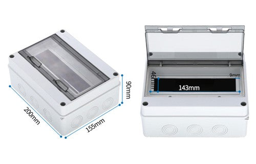 Plastic Distribution Box Circuit Breaker Switch Box Electrical Box Waterproof