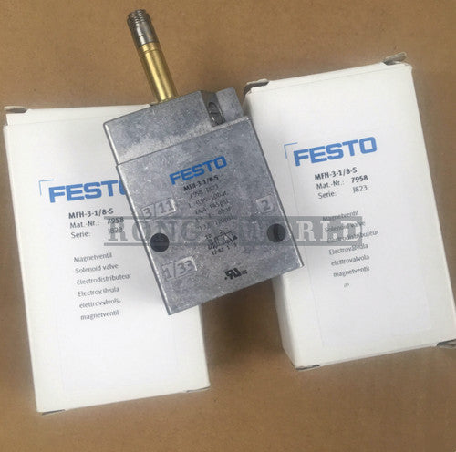 ONE Festo MFH-3-1/8-S 7958 Air Solenoid Valve