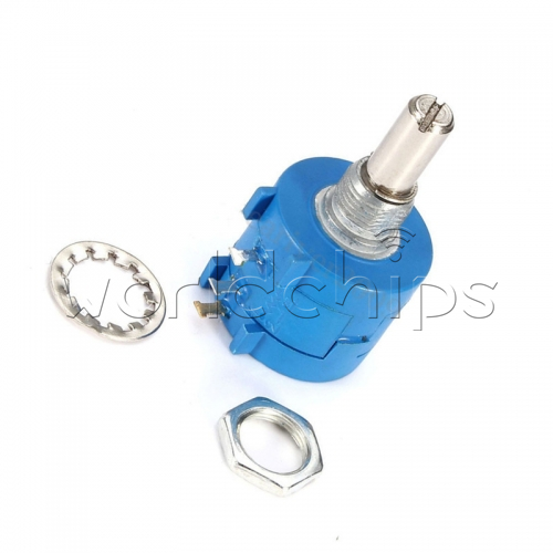 10PCS 10K Ohm 3590S-2-103L Rotary Wirewound Precision Potentiometer Pot 10 Turns
