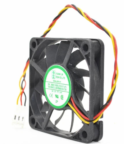 1PC  3-wire cooling fan  DFB601012H 12V 2.8W 6CM