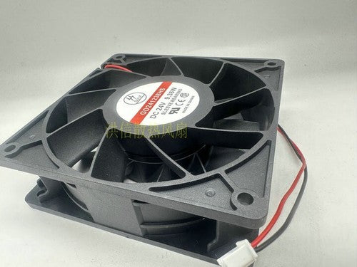1 PCS GULF Fan GD241238HS DC24V 9.36W 12038 12CM 2 Wire cooling fan