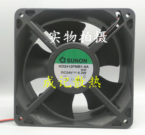 1pcs  SUNON KD2412PMB1-6A 24V 6.2W 12038 120mm inverter cooling fan