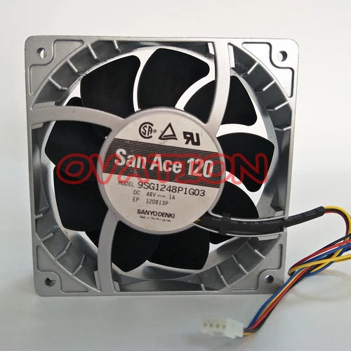 1 PCS For   San Ace 120 9SG1248P1G03 DC 48V 1A 12CM 12038  Fan