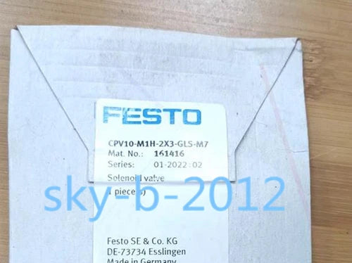 1 PCS IN BOX   CPV10-M1H-2X3-GLS-M7 161416  solenoid valve