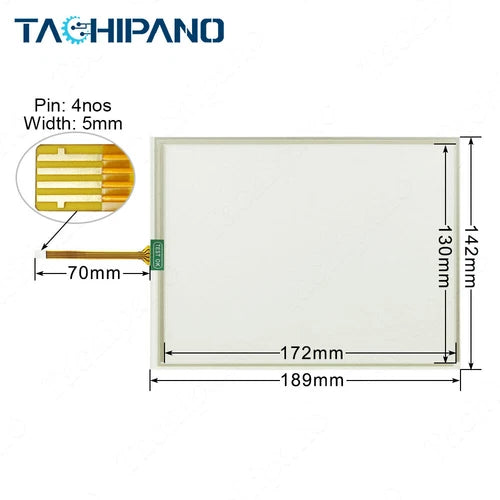 1SET  Touch Screen for  KR C4 00-189-002 with Membrane Keypad KRC4 00-189-002