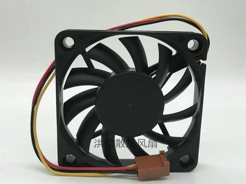 1 PCS   6010 60*10MM 3 Pin Fan R126010DU DC 12V 0.35A