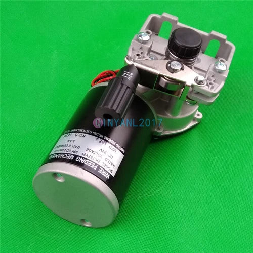 1PC single drive wire feeding motor with bracket   ZK-76ZY01 DC24V