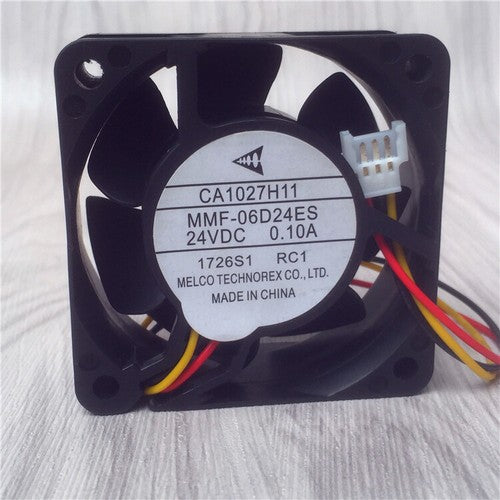 Mitsubishi inverter fan CA1027H11 MMF-06D24ES-RC1 6025 24V 0.10A 3-pin