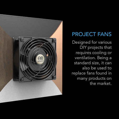 1X Dual Ball Cooling Muffin Axial Fan High-Speed 120V AC HS2060A-X 200x200x60mm