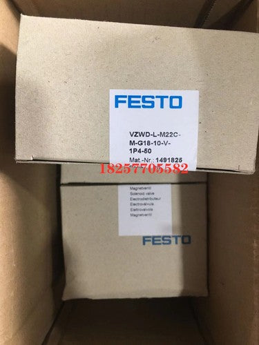 1 PCS FESTO Solenoid valve VZWD-L-M22C-M-G18-10-V-1P4-50 1491825