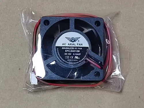 1PC 2 line mute chassis cooling fan    cold EFC-04D12M 4020 12V 0.12A 4CM